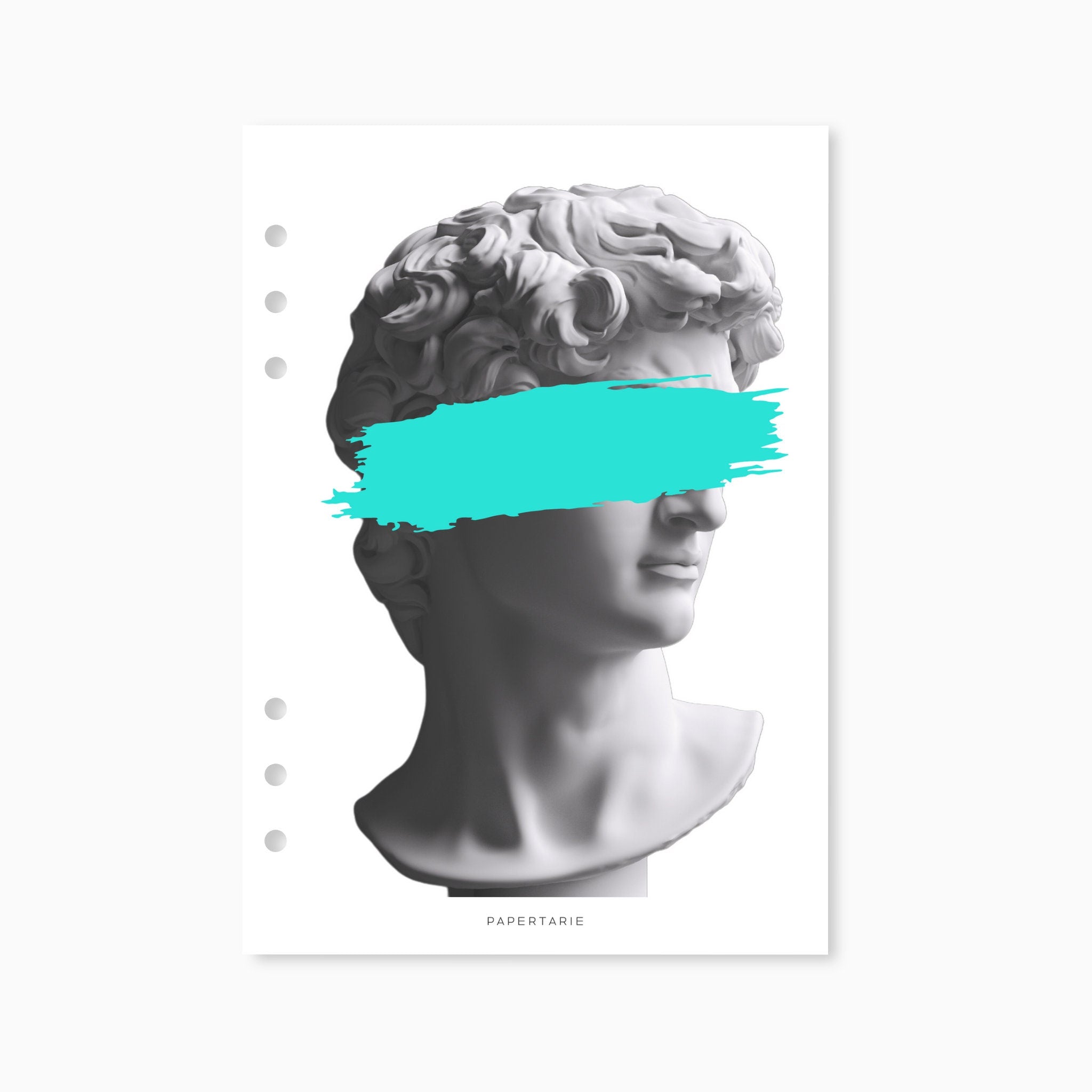 Printed | Planner Dashboard | Statue Art | A5, A6, Personal, Pocket | Minimal | Premium