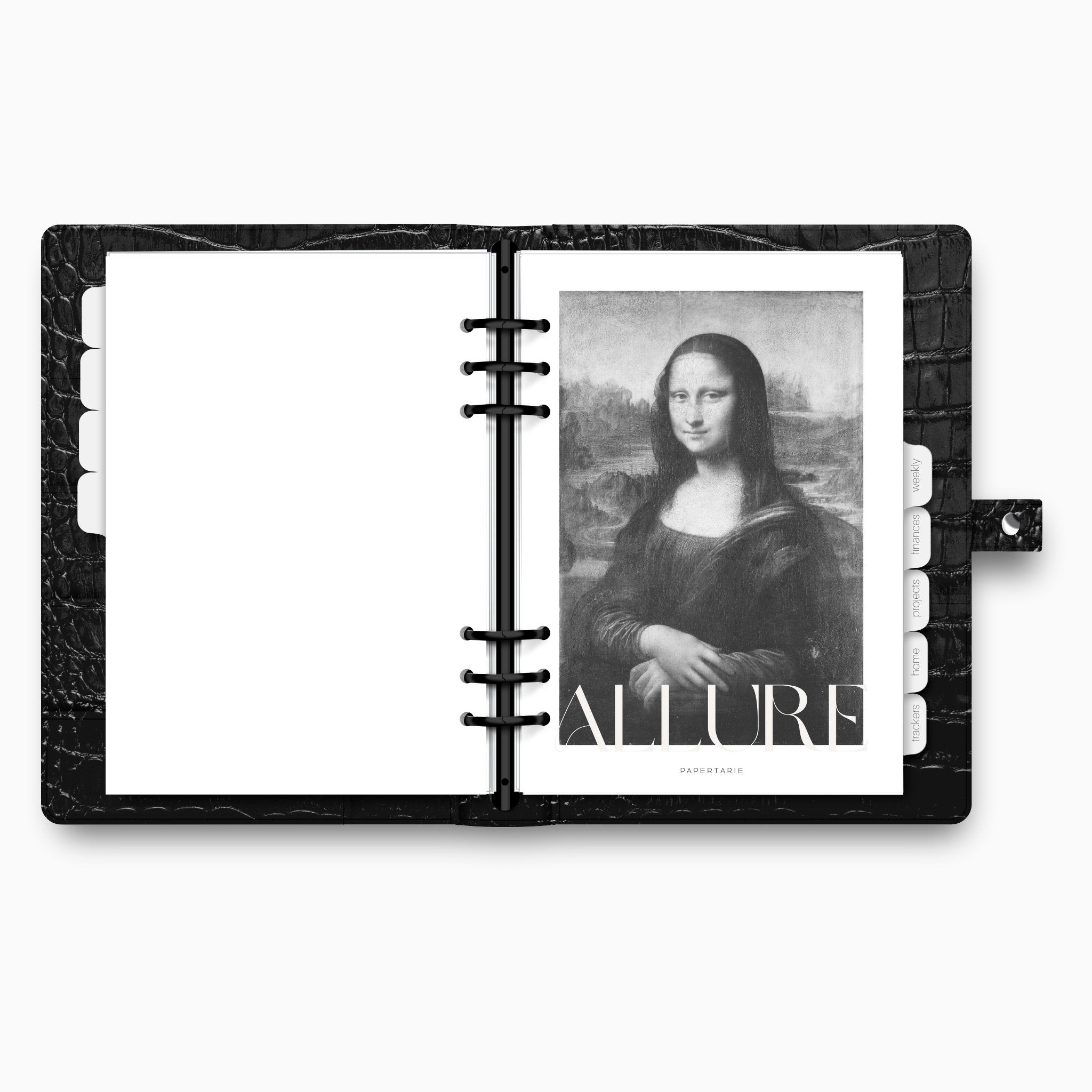 Printed | Planner Dashboard | Allure Art | A5, A6, Personal, Pocket | Minimal | Premium