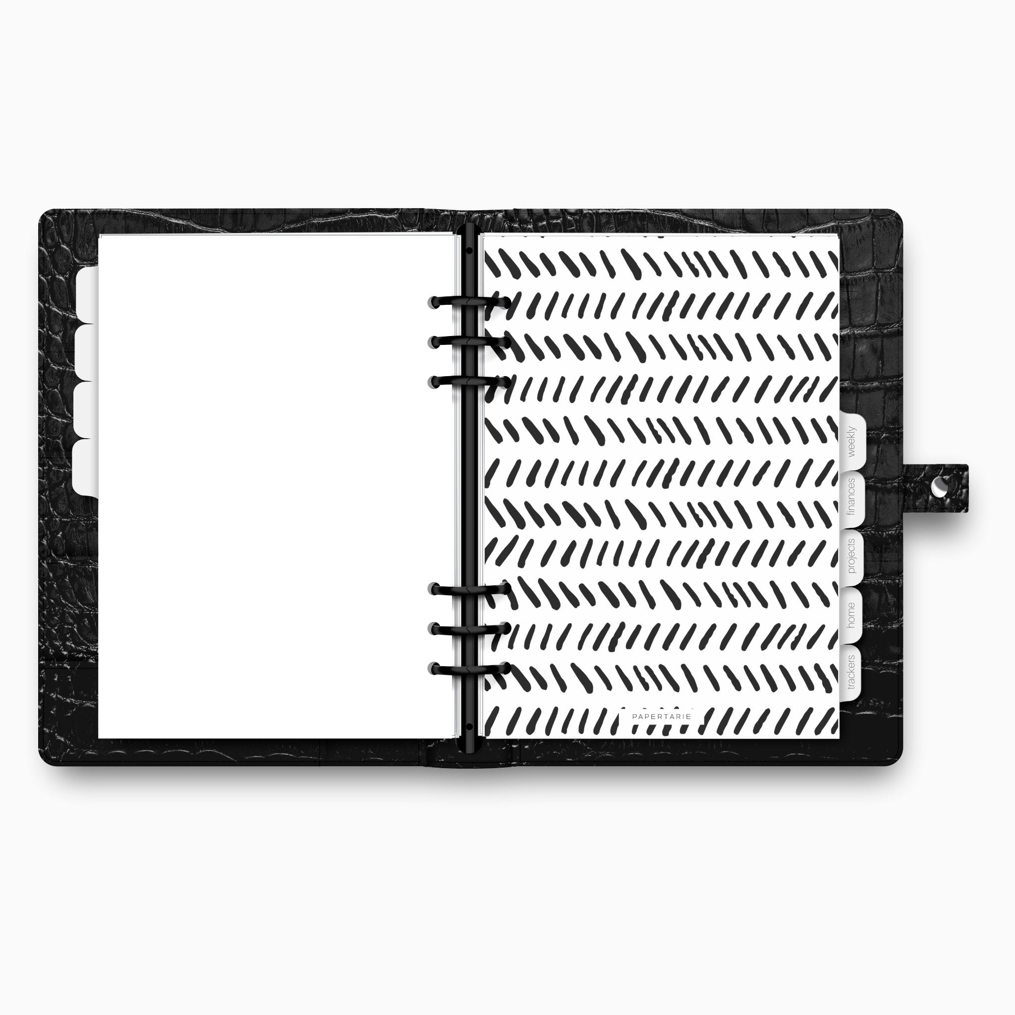 Printed | Planner Dashboard | Vellum | Abstract Dash | A5, A6, Personal, Pocket | Minimal | Premium | Unpunched