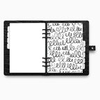 Printed | Planner Dashboard | Wiggles | A5, A6, Personal, Pocket | Minimal | Premium Card or Vellum