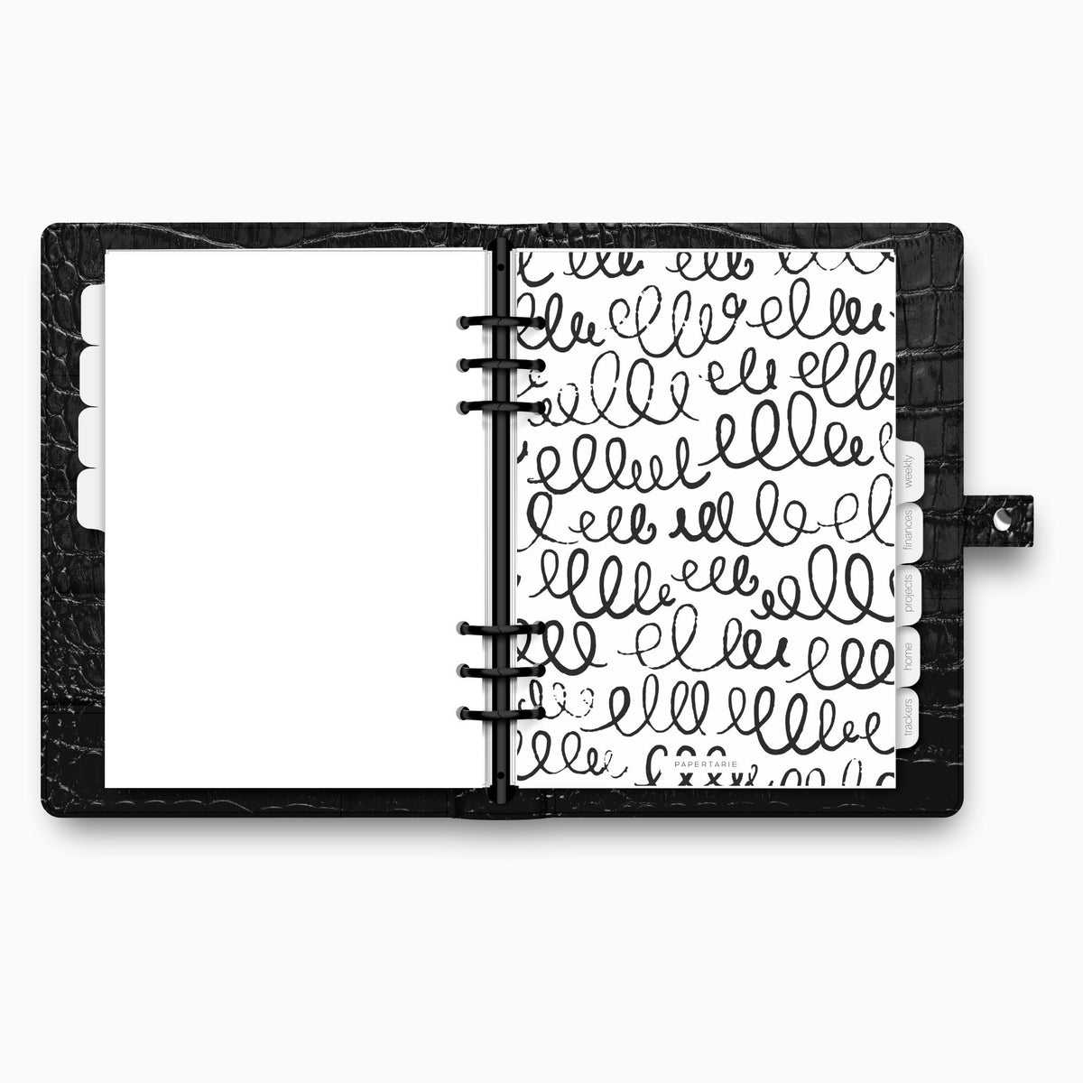 Printed | Planner Dashboard | Wiggles | A5, A6, Personal, Pocket | Minimal | Premium Card or Vellum