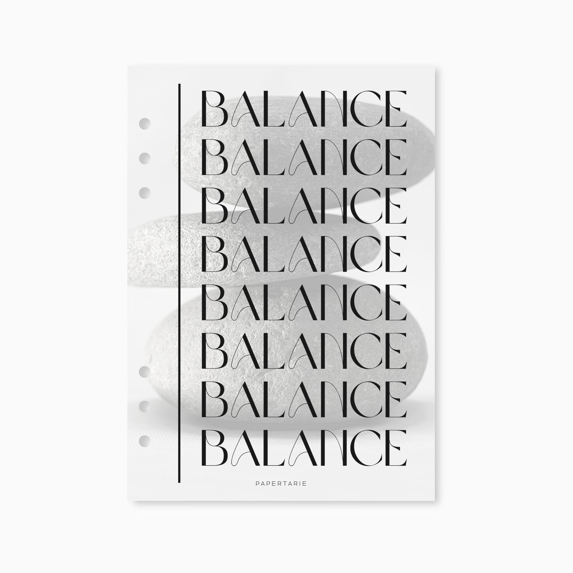 Printed | Planner Dashboard | Vellum | Balance | A5, A6, Personal, Pocket | Minimal | Premium | Unpunched