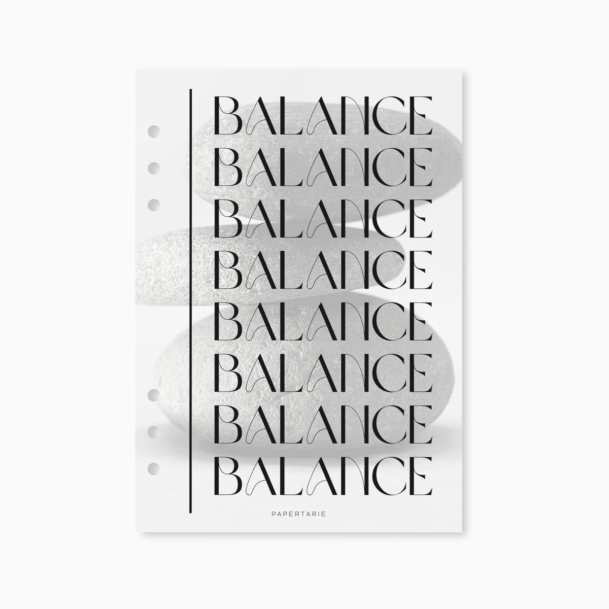 Printed | Planner Dashboard | Vellum | Balance | A5, A6, Personal, Pocket | Minimal | Premium | Unpunched