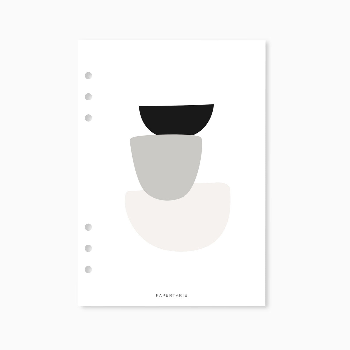 Printed | Planner Dashboard | Abstract Stack | A5, A6, Personal, Pocket | Minimal | Premium