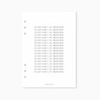Printed | Planner Dashboard | Vellum | No Diamonds, No Pressure | A5, A6, Personal, Pocket | Minimal | Aesthetic