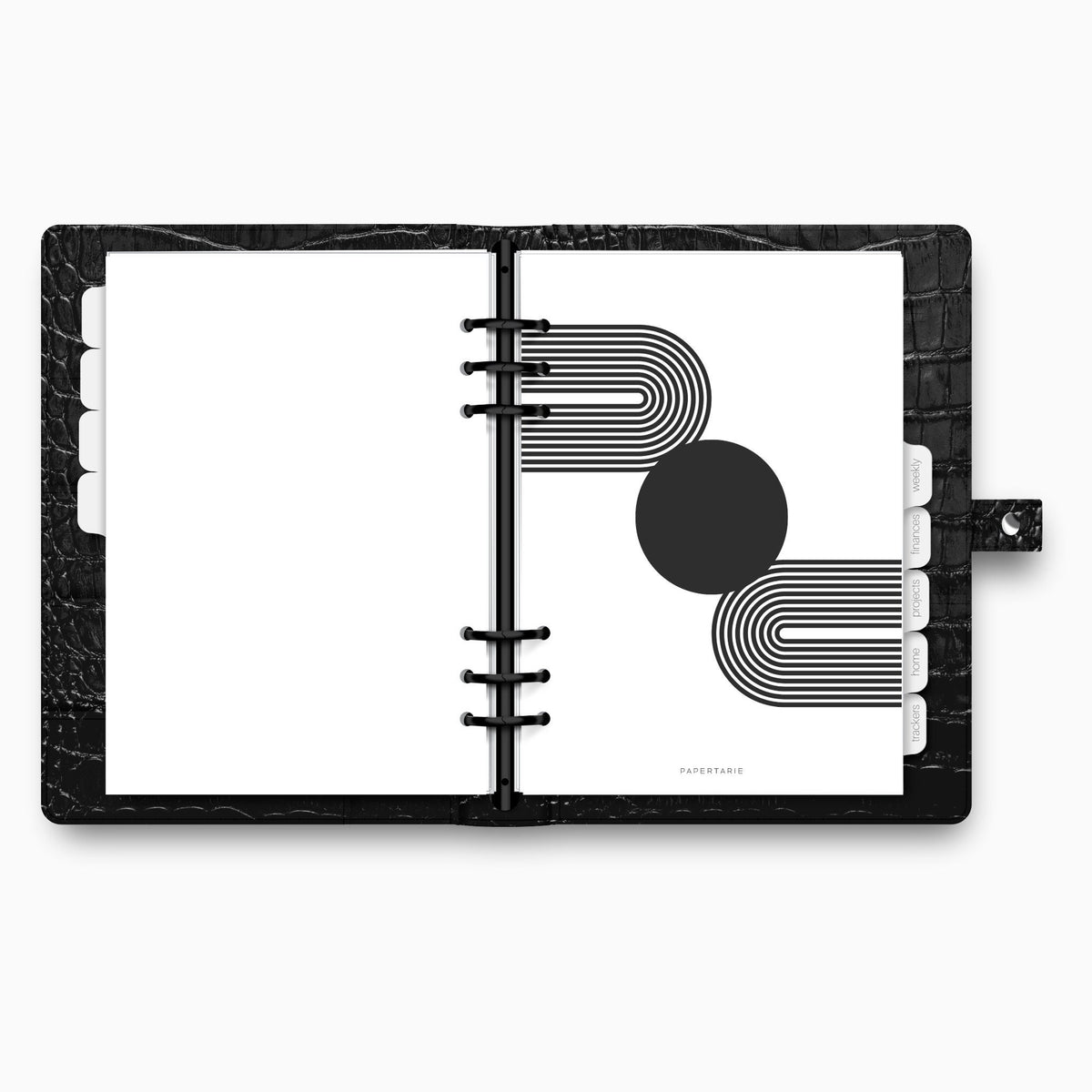 Printed | Planner Dashboard | Arch Deco | A5, A6, Personal, Pocket | Minimal Premium Arch