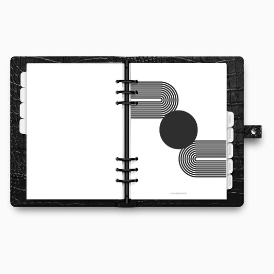 Printed | Planner Dashboard | Arch Deco | A5, A6, Personal, Pocket | Minimal Premium Arch