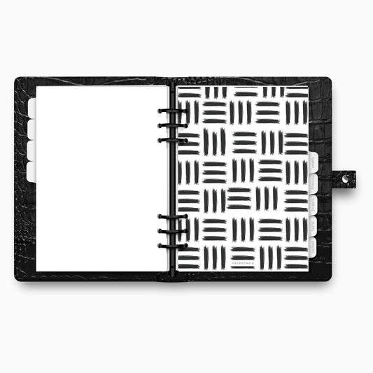 Printed | Planner Dashboard | Vellum | Paint Dash | A5, A6, Personal, Pocket | Minimal | Premium | Unpunched