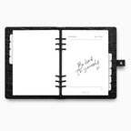 Printed | Planner Dashboard | Reminder: be kind to yourself Memo | A5, A6, Personal, Pocket | Minimal