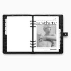 Printed | Planner Dashboard | Aesthete | Linen Card | A5, Personal, Pocket | Minimal | Aesthetic