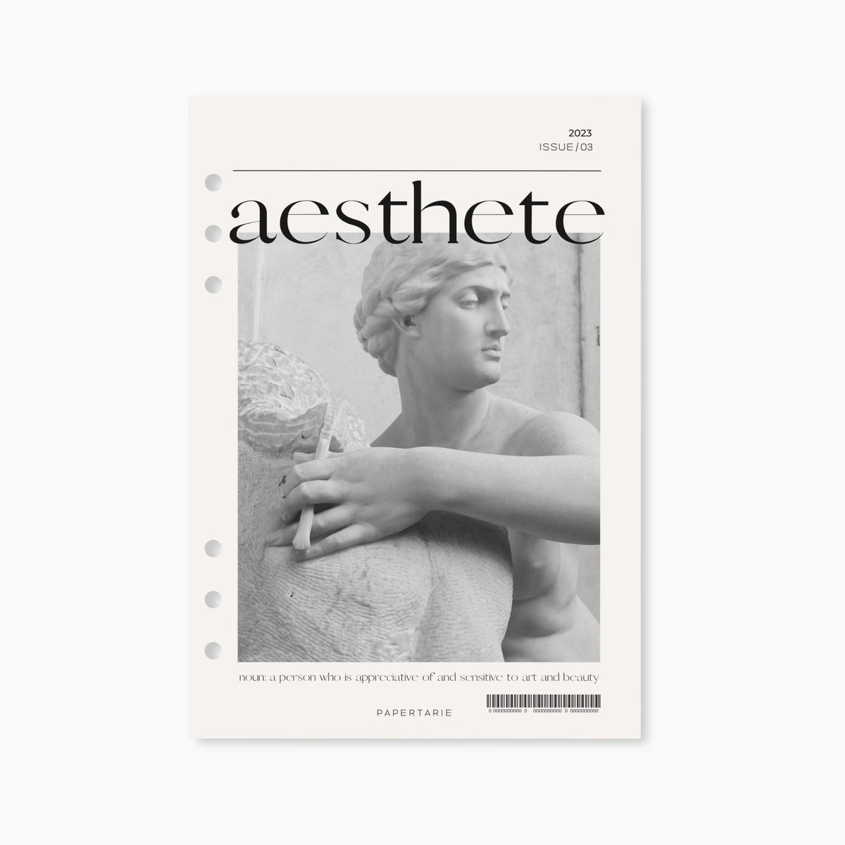 Printed | Planner Dashboard | Aesthete | Linen Card | A5, Personal, Pocket | Minimal | Aesthetic