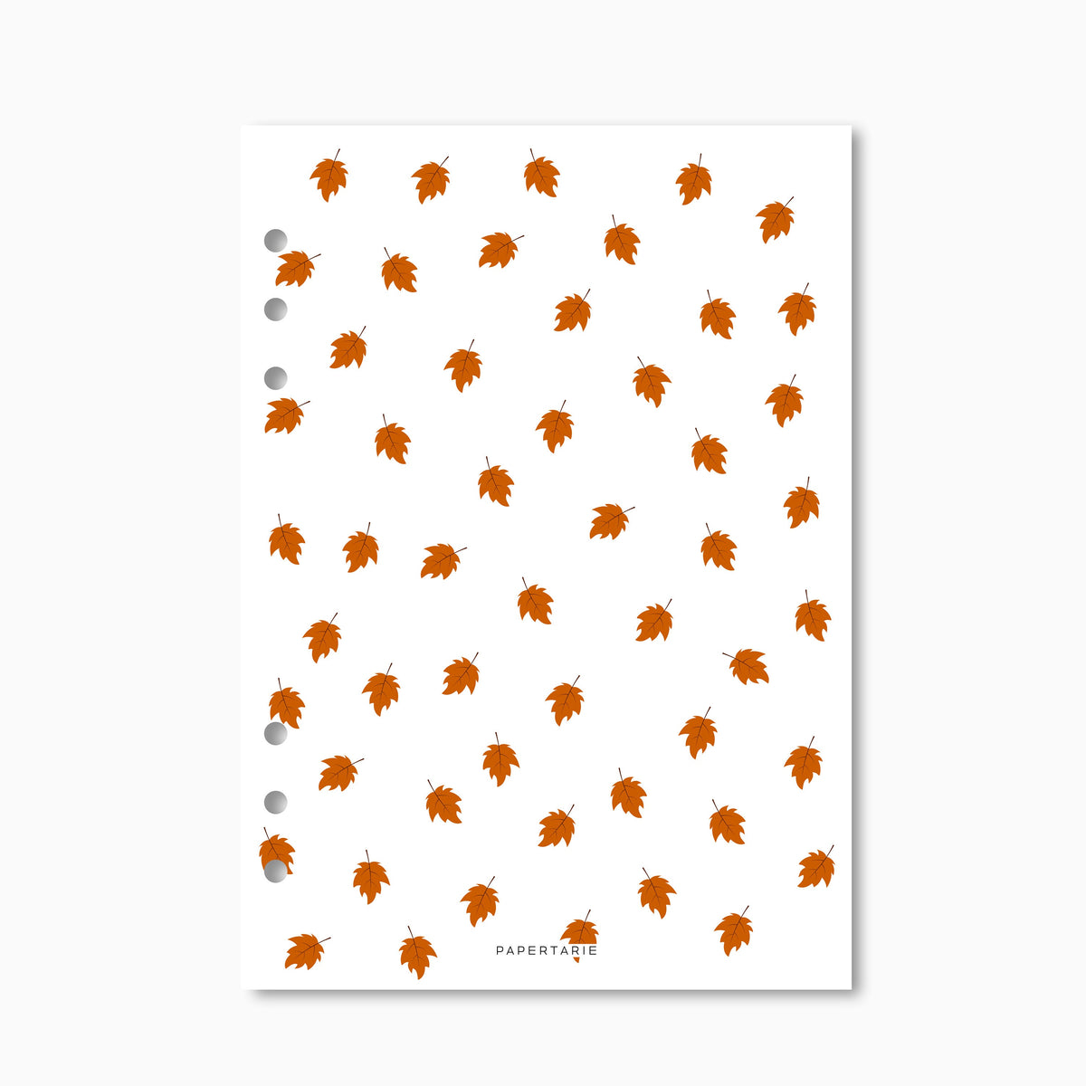 Printed | Planner Dashboard | Autumn Duo | Fallen Leaves and Vellum Pair | A5, A6, Personal | Minimal | Aesthetic