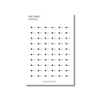 Dot Line Stickers | Transparent | Matte | Glossy | Standard Size | Planner | Journal