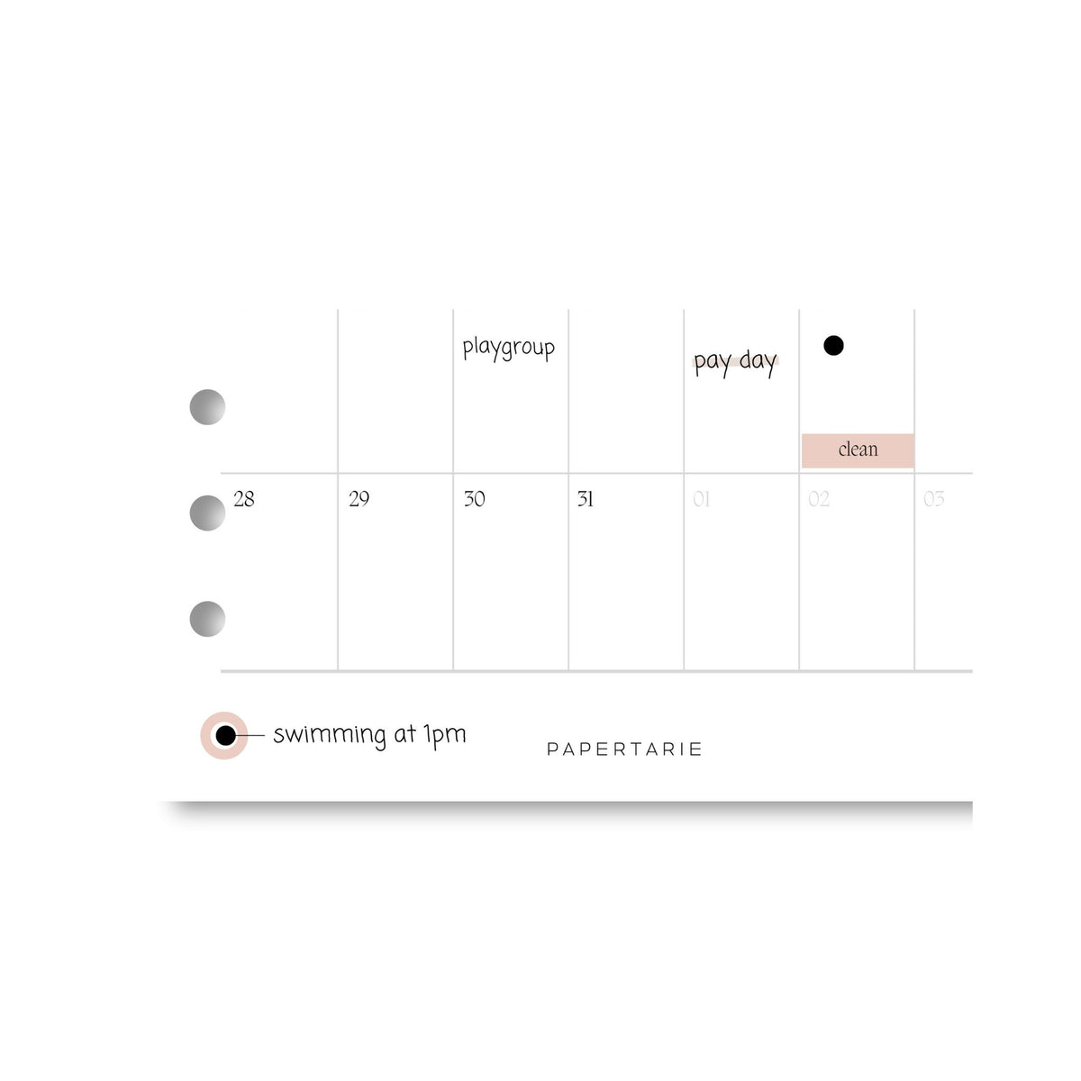 Dot Line Stickers | Transparent | Matte | Glossy | Standard Size | Planner | Journal