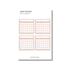 Habit Tracker Stickers | Week | Functional Stickers | Transparent Matte | Standard Size | Options