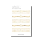 Habit Tracker Stickers | Week | Functional Stickers | Transparent Matte | Standard Size | Options
