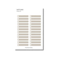 List Flag | Functional Stickers | Transparent Matte | Standard Size | Options