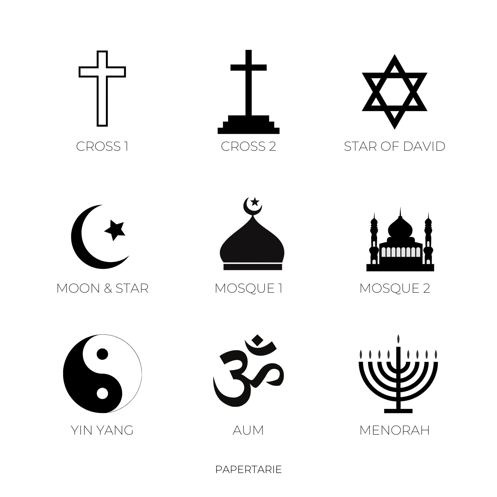 Studying Icon Stickers | 12 Options | Exam, Test, Book, Maths | Mini Icon Stickers | Transparent Matte | Minimal