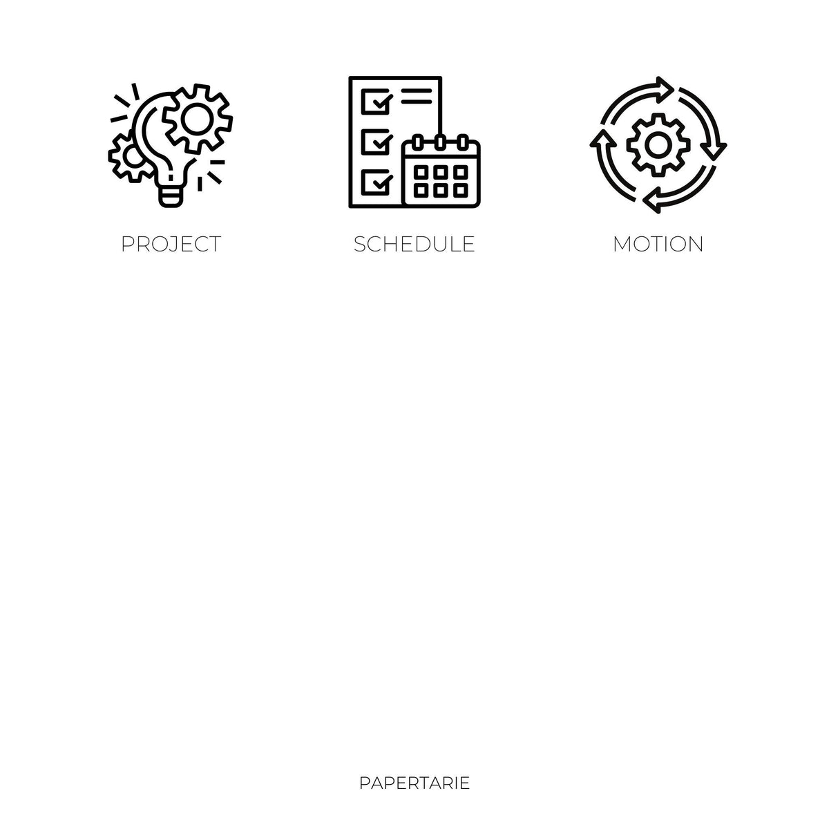 Micro Project Icon Stickers | Micro Icons | 12 Options | Transparent | Matte | Glossy| Minimal | Two Sizes | Planner Stickers | Hobonichi