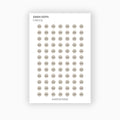 Dash Dots | Icon Stickers | Transparent | Matte | Glossy | Standard Size | Planner Stickers | Options