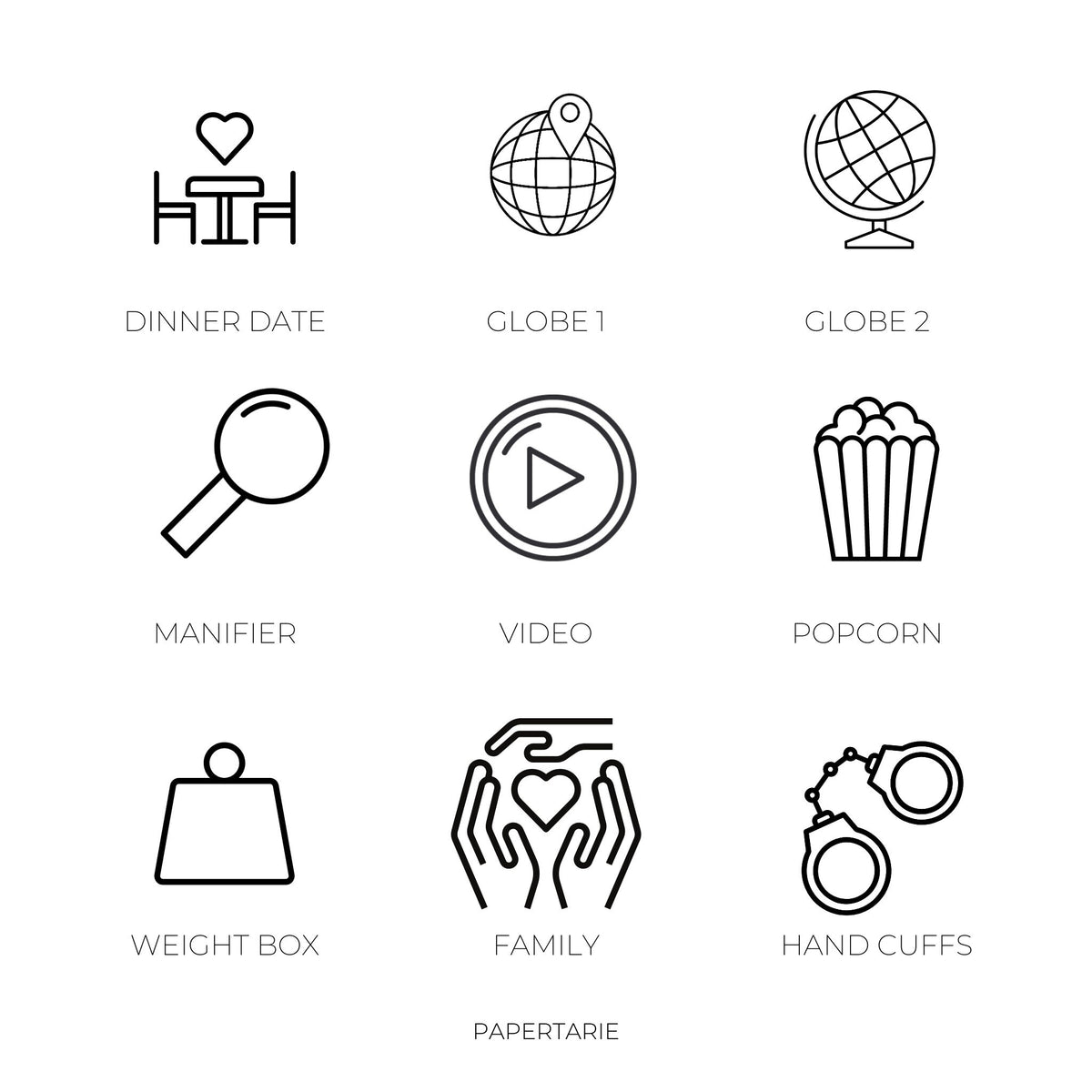 Micro Icon Stickers | Micro Icons | 36 Options | Transparent | Matte | Glossy | Minimal | Planner Stickers | Hobonichi
