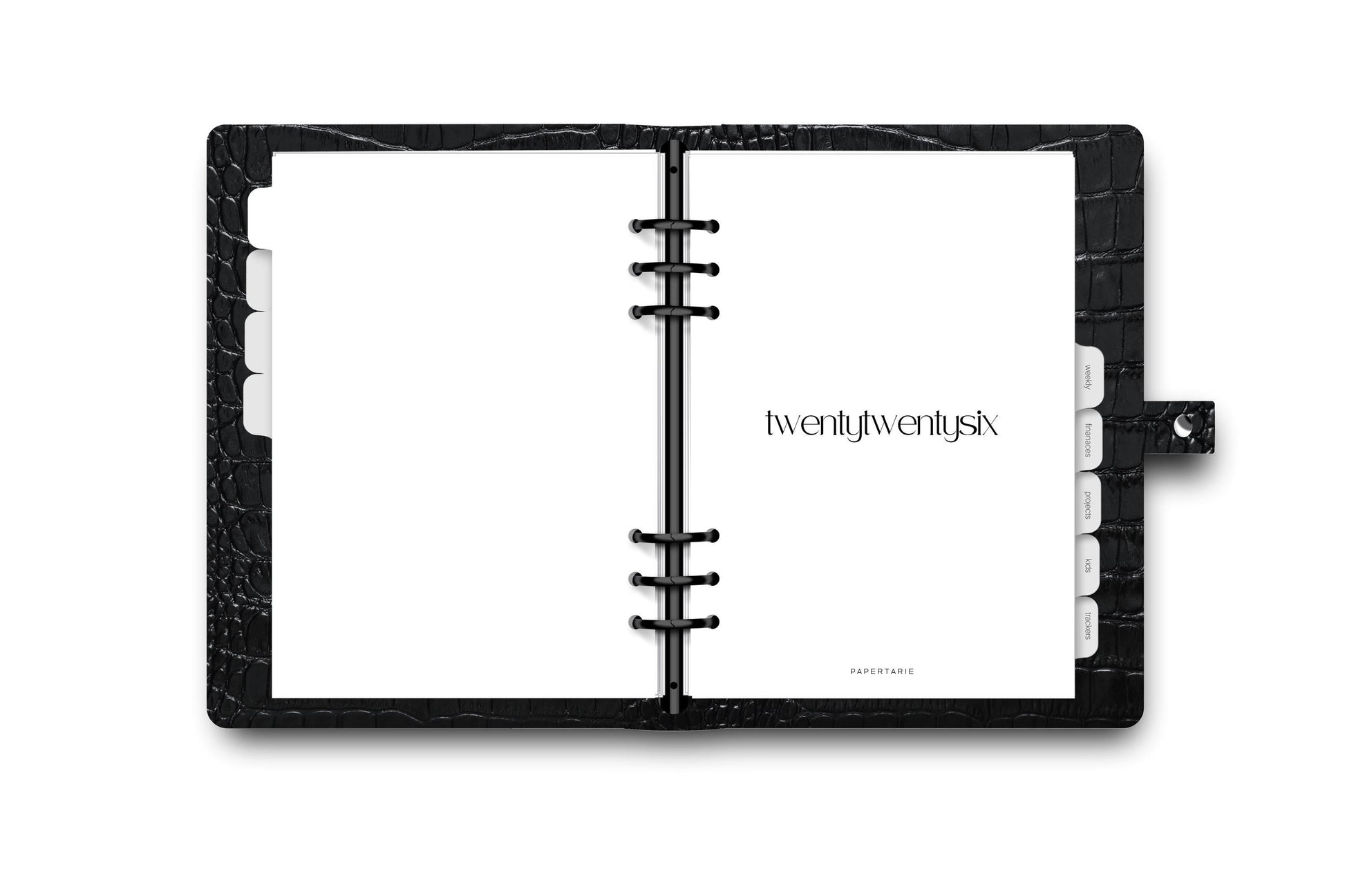 Printed | Planner Dashboard | Minimalist | 2026 | A5, A6, Personal | Minimal | Premium Card Stock or Vellum
