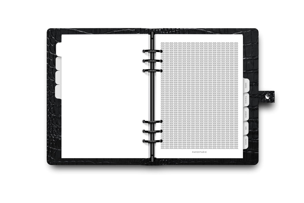 Printed | Planner Dashboard | Full Print | 2026 | A5, A6, Personal | Minimal | Premium