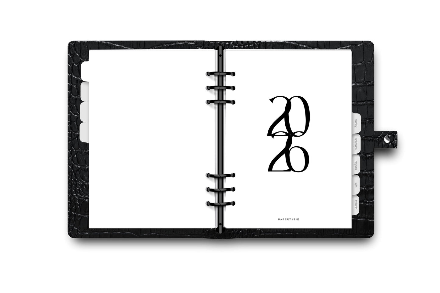 Printed | Planner Dashboard | Linked Text | 2026 | Two Options | A5, A6, Personal | Minimal | Premium