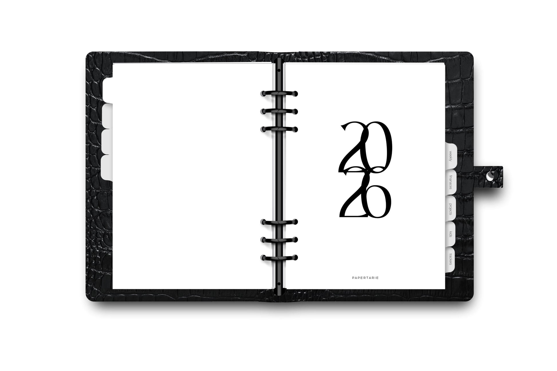 Printed | Planner Dashboard | Linked Text | 2026 | Two Options | A5, A6, Personal | Minimal | Premium