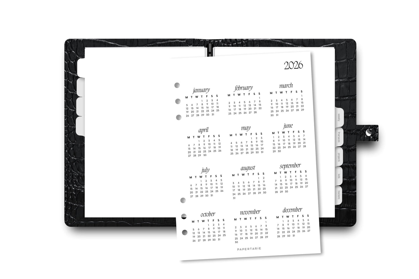 Planner Insert | 2023 Calendar | Minimal | A5 | Personal |