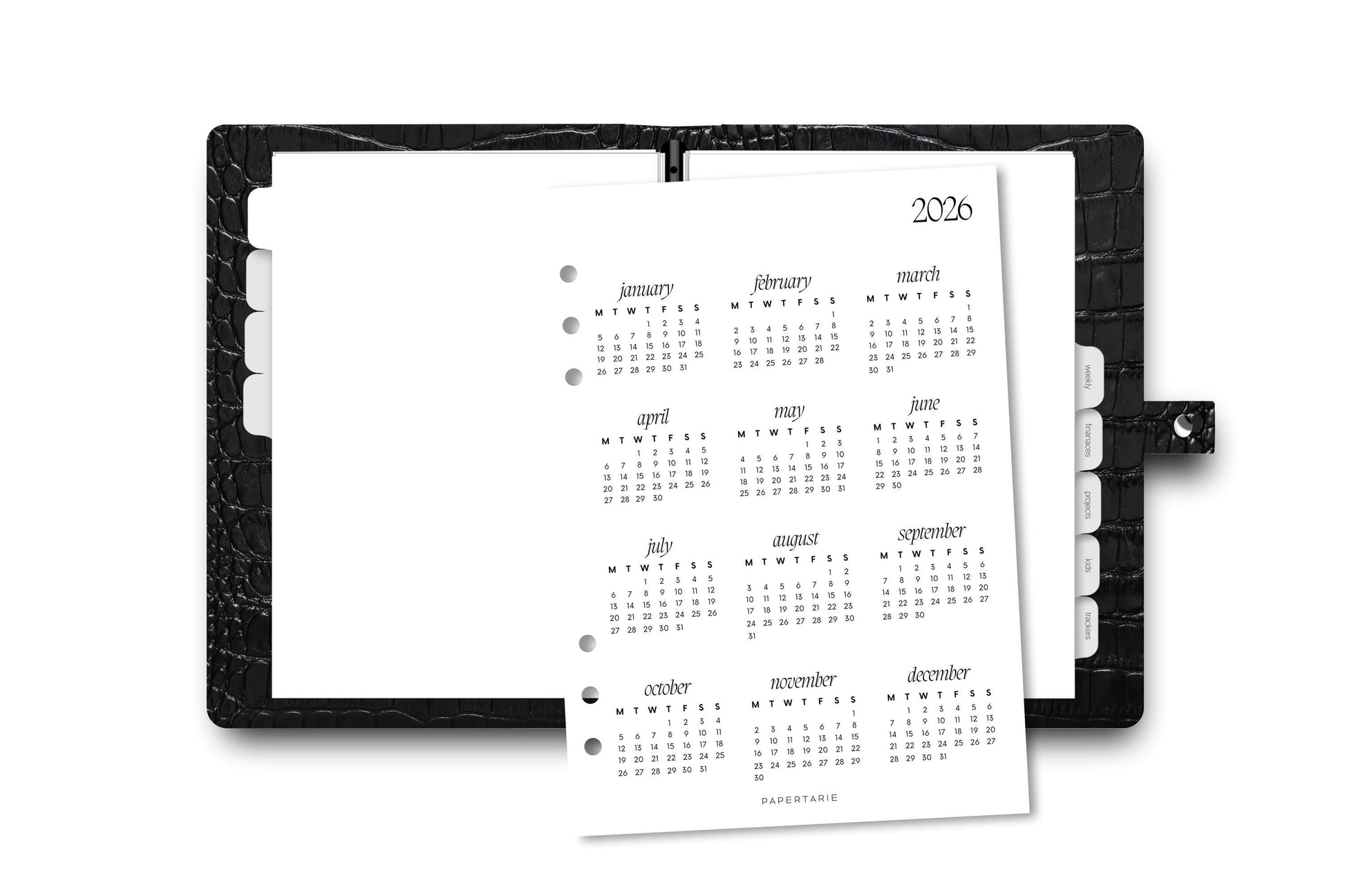 Planner Insert | 2023 Calendar | Minimal | A5 | Personal |