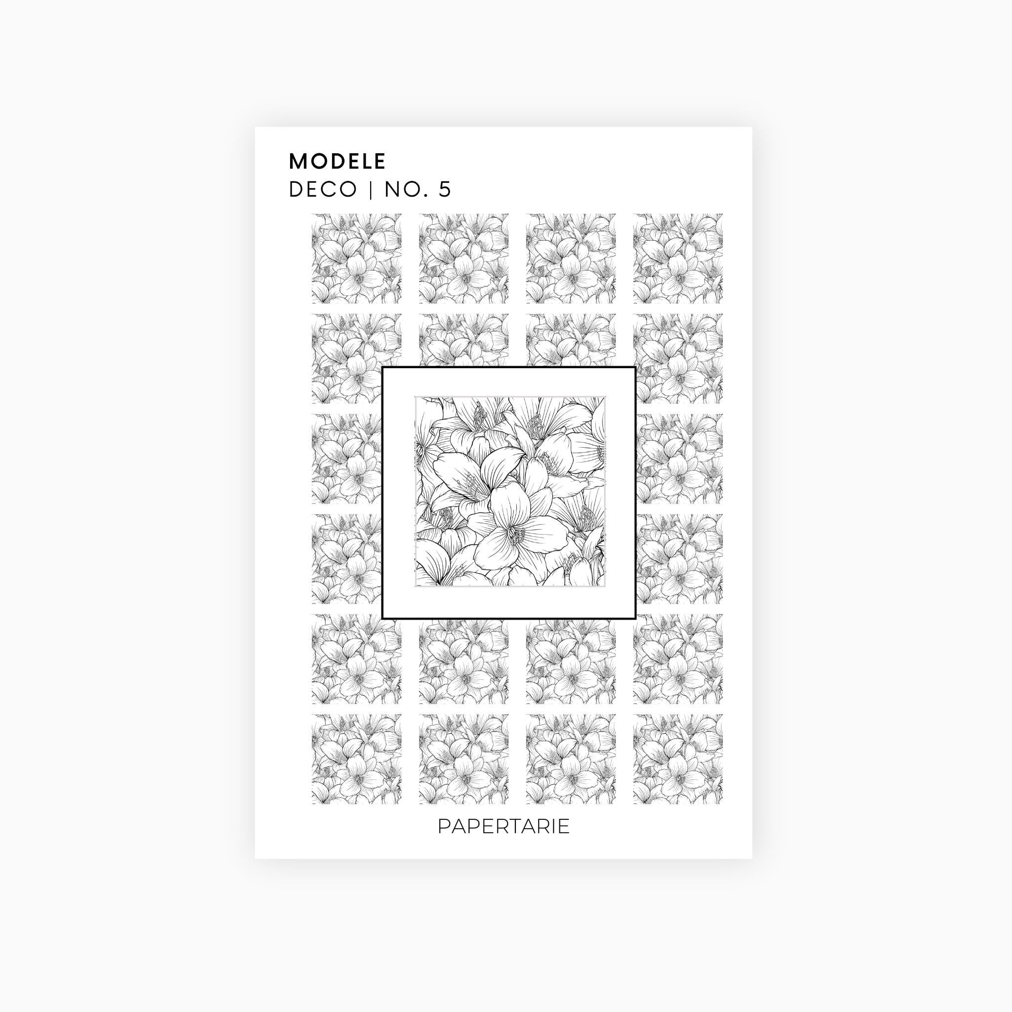 Modèle | Pattern | Planner Decor | Planner Stickers | Aesthetic | Transparent Matte Stickers | Options