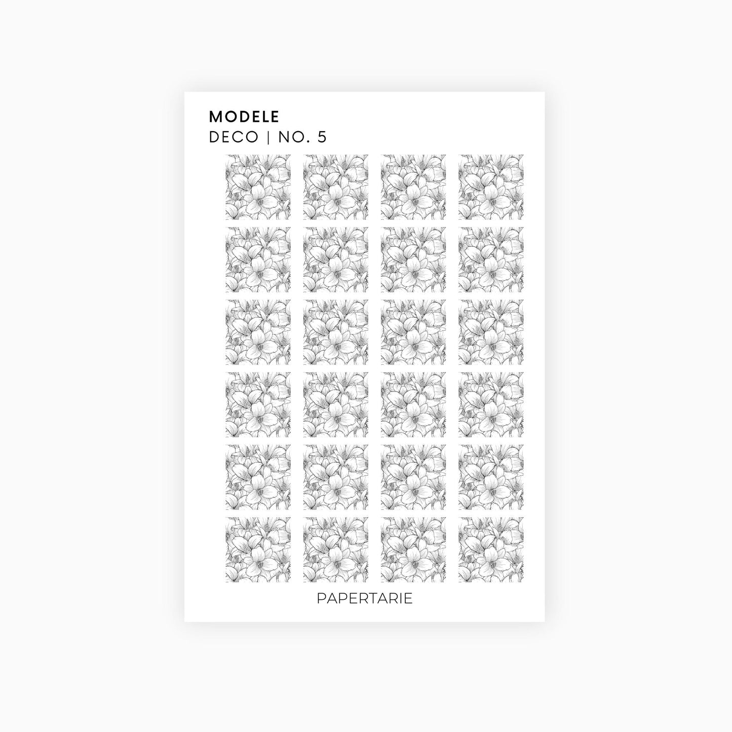 Modèle | Pattern | Planner Decor | Planner Stickers | Aesthetic | Transparent Matte Stickers | Options