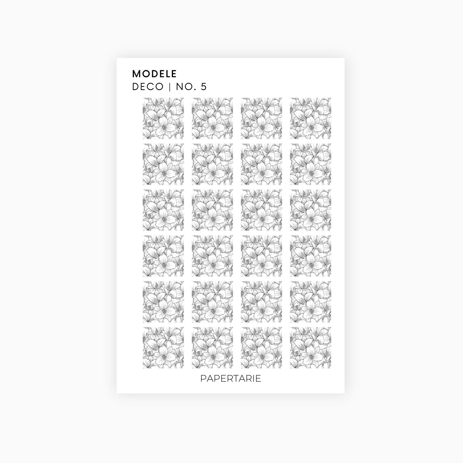 Modèle | Pattern | Planner Decor | Planner Stickers | Aesthetic | Transparent Matte Stickers | Options
