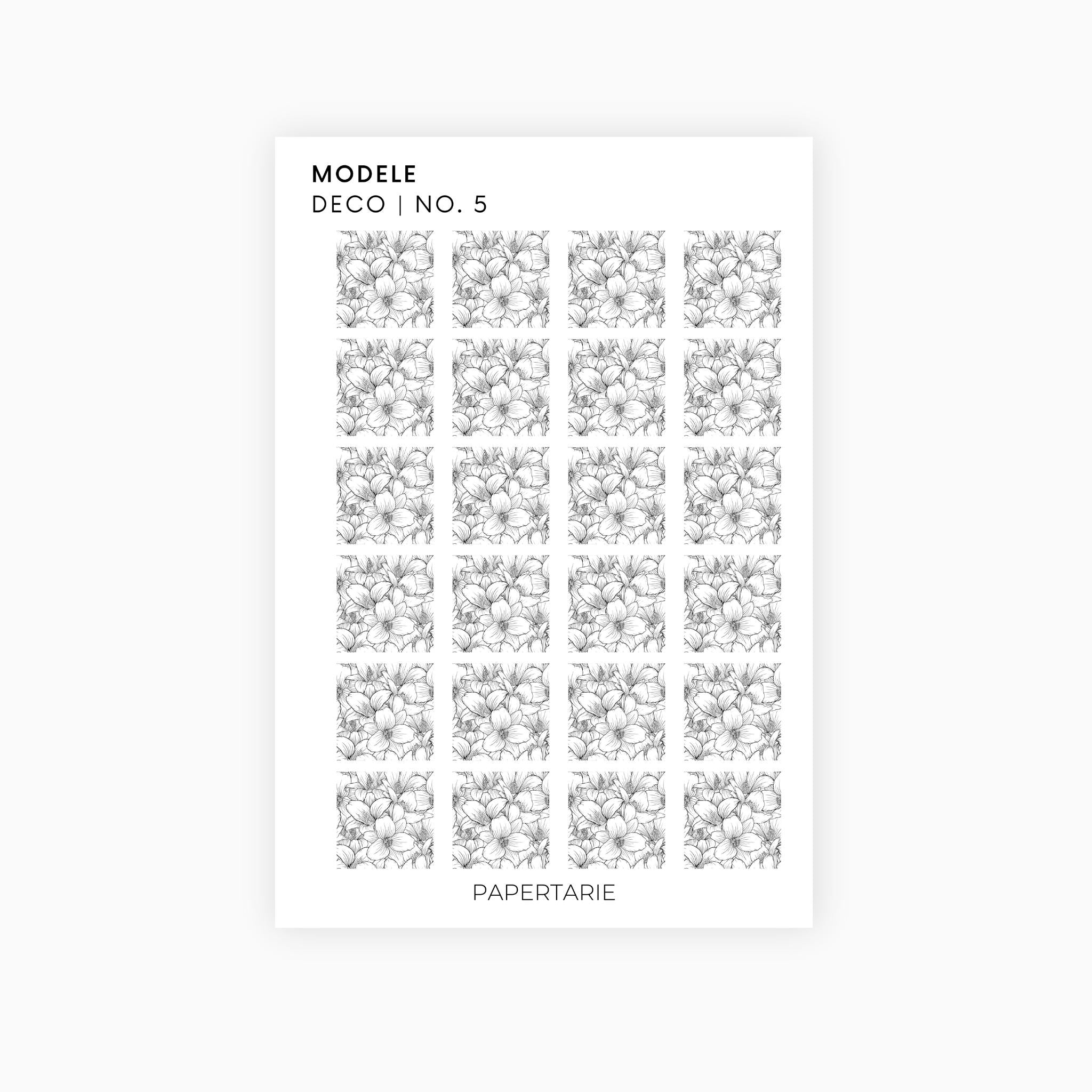 Modèle | Pattern | Planner Decor | Planner Stickers | Aesthetic | Transparent Matte Stickers | Options