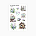 Deco Planner Stickers | Lavender Easter | Standard Sheet | Transparent | Matte | Glossy | Planner Stickers