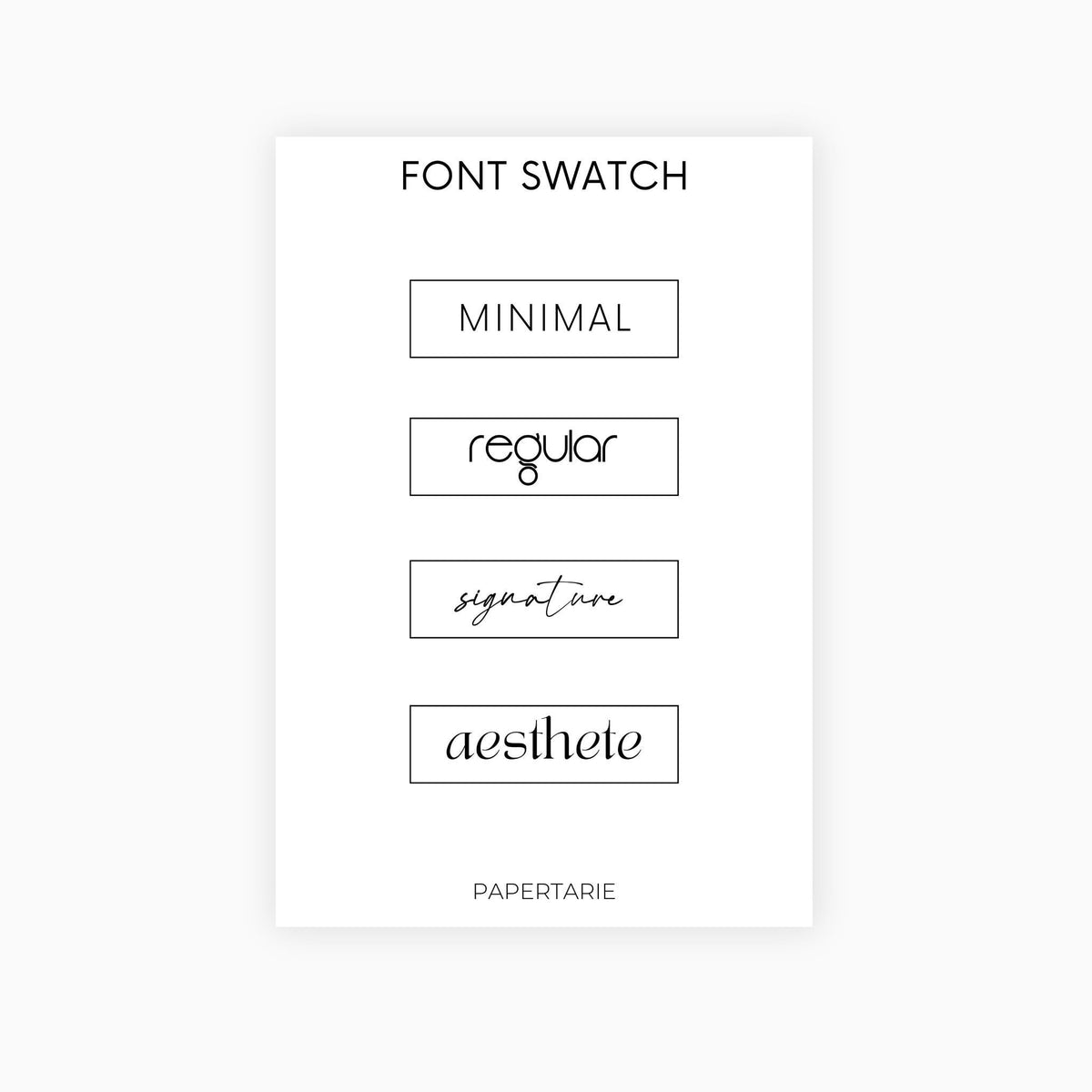 Text Stickers | Custom | Typographic | Five Fonts | Transparent Matte | Standard Size | Options