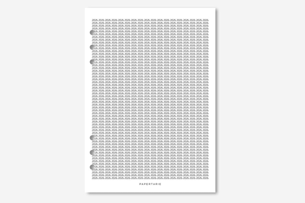 Printed | Planner Dashboard | Full Print | 2026 | A5, A6, Personal | Minimal | Premium