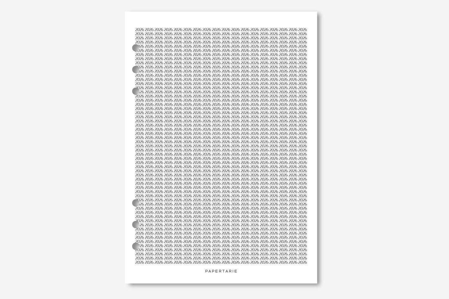 Printed | Planner Dashboard | Full Print | 2026 | A5, A6, Personal | Minimal | Premium