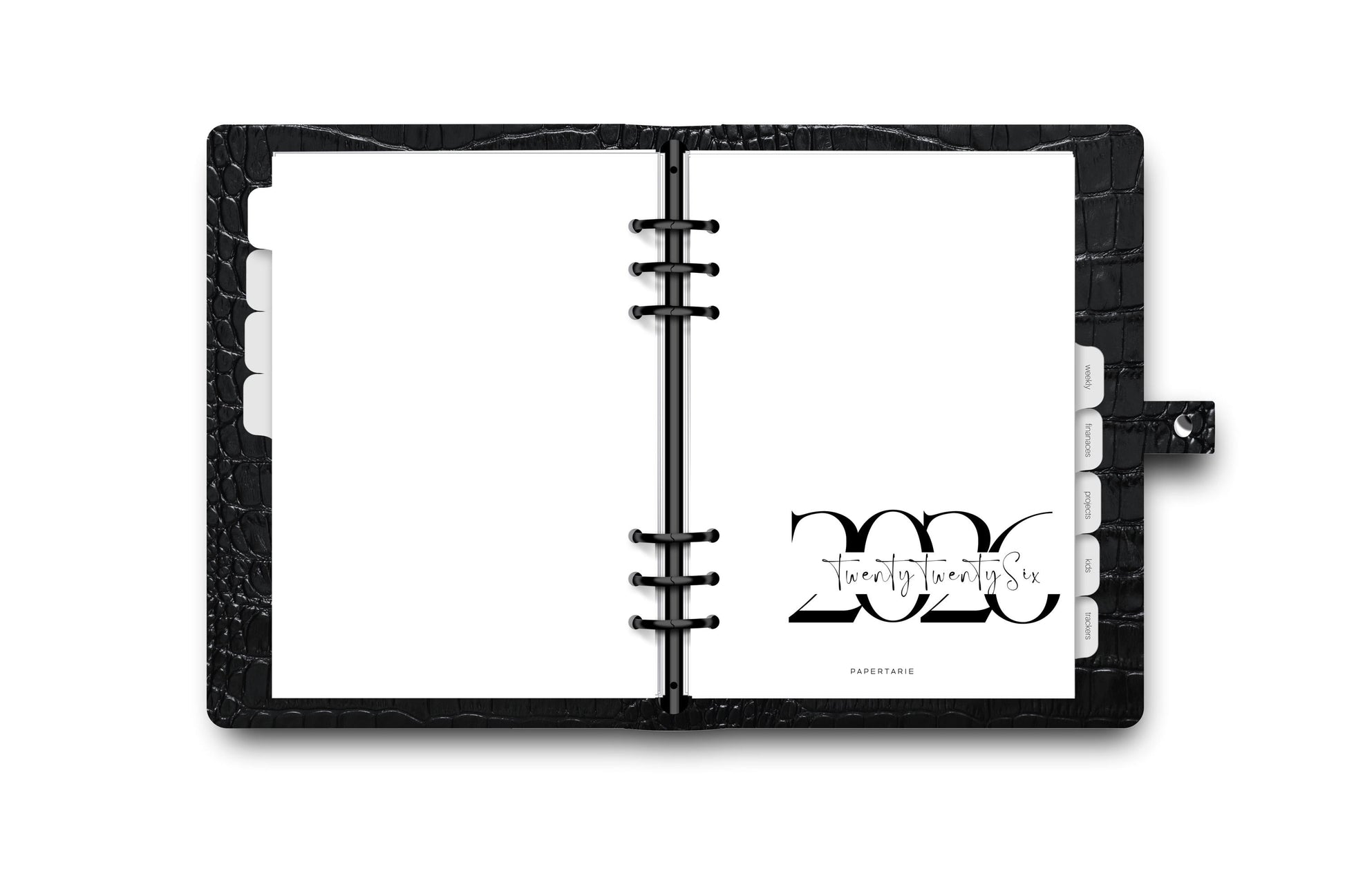 Printed | Planner Dashboard | Script Mix | 2024 | A5, A6, Personal, Pocket | Minimal | Premium Card Stock or Vellum