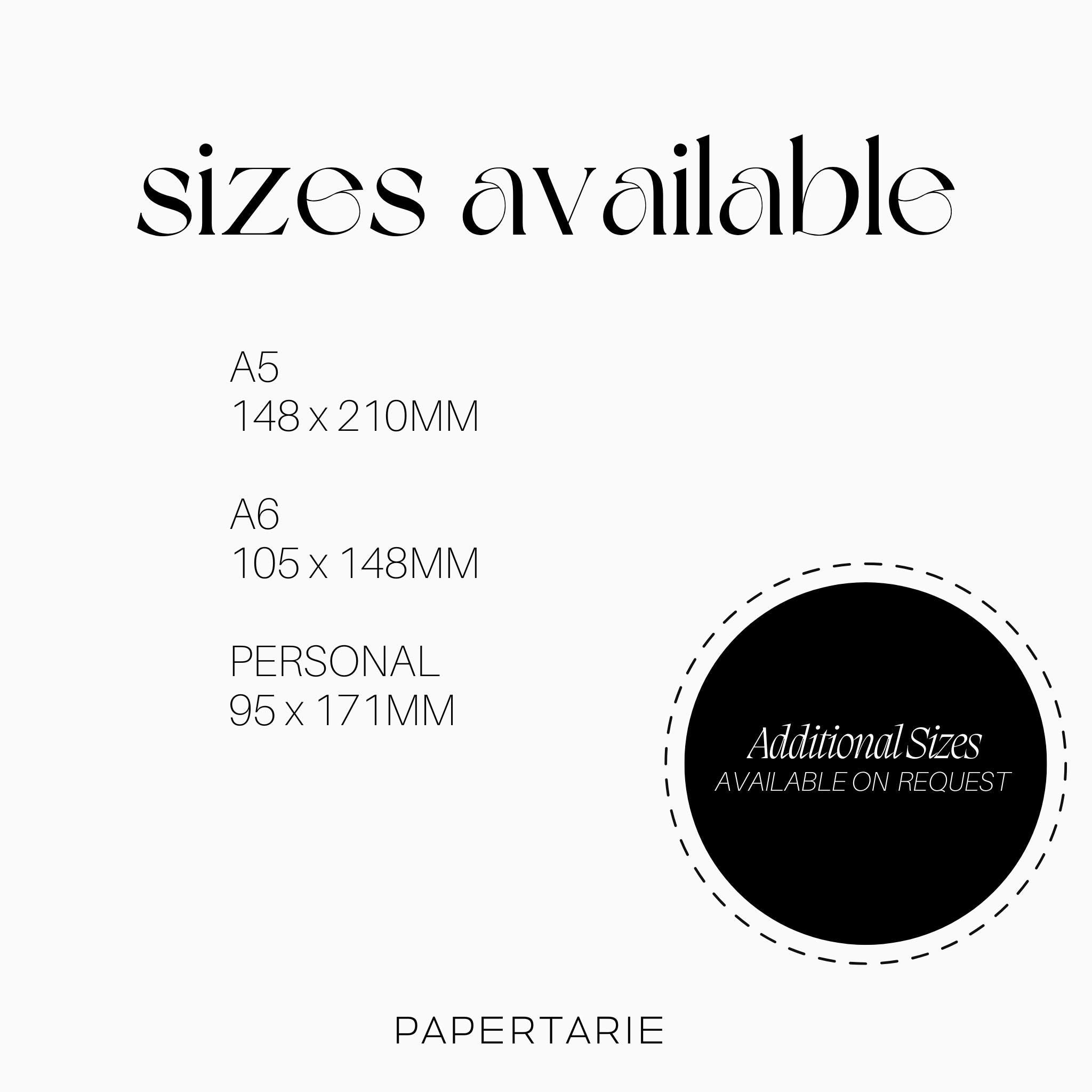 Printed | Planner Dashboard | Seize The Day | A5, A6, Personal, Pocket | Minimal | Premium