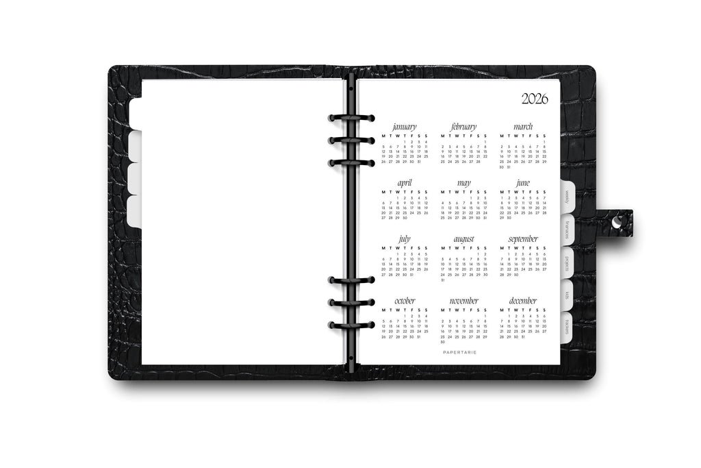 Planner Insert | 2023 Calendar | Minimal | A5 | Personal |