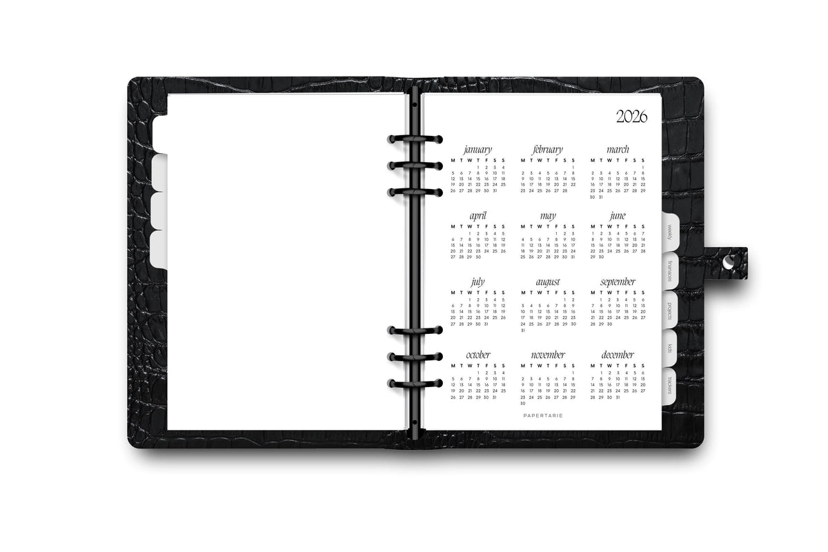 Planner Insert | 2023 Calendar | Minimal | A5 | Personal |