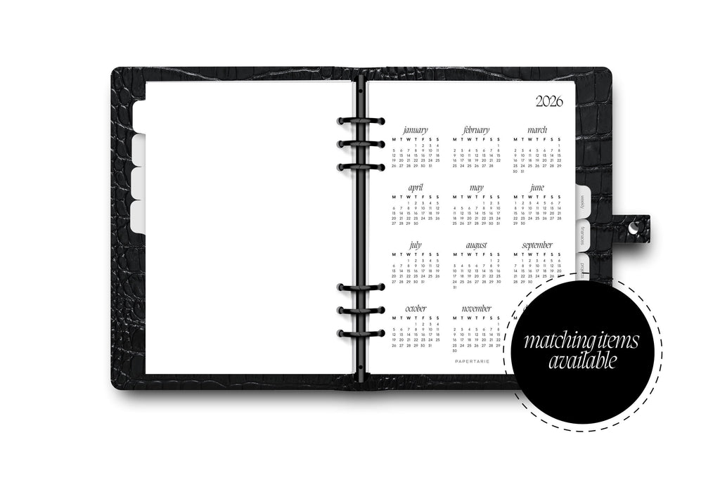 Planner Insert | 2023 Calendar | Minimal | A5 | Personal |