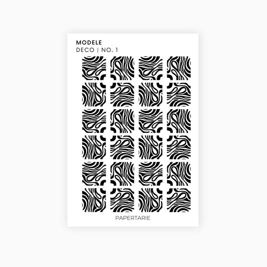 Modèle | Pattern | Planner Decor | Planner Stickers | Aesthetic | Transparent Matte Stickers | Options