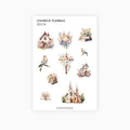 Deco Planner Stickers | Church Florals | Standard Sheet | Transparent | Matte | Glossy | Planner Stickers | Florals | Botanical
