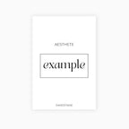 Drop Text Stickers | Custom | Typographic | Five Fonts | Transparent Matte | 12 Colours | Standard Size