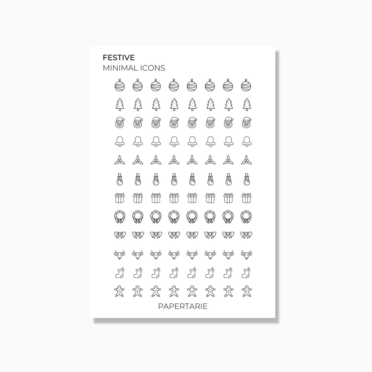 Festive Icon Stickers