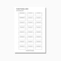 Functional Box Stickers | Custom
