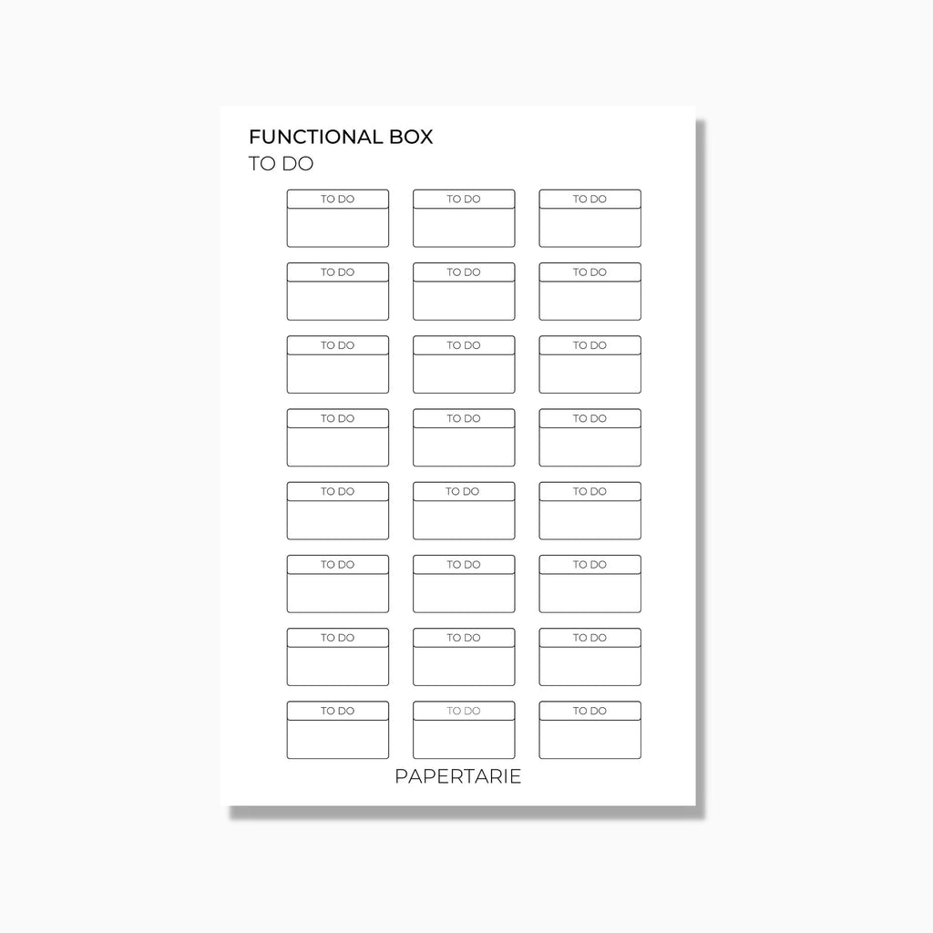 Functional Box Stickers | Custom